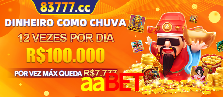 Banner do programa de recompensas Recomende para amigos do aabet, detalhando os bônus por convidar amigos, com prêmios que chegam a R$288.888.
